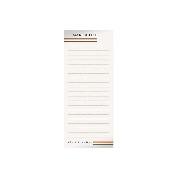 The Launch Market Retro List Notepad